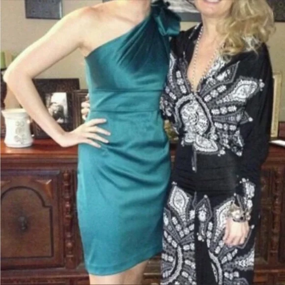 Teal cocktail dress - Picture 7 of 7